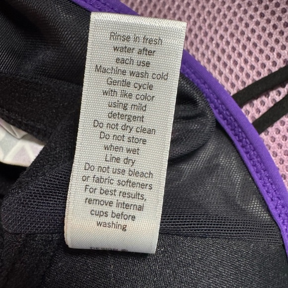 Athleta Tankini Swim Top Racerback Size medium - Picture 10 of 12